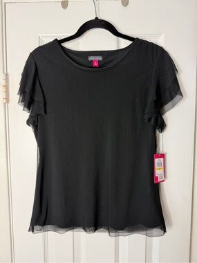 Vince Camuto Layered Ruffle Sleeves Blouse